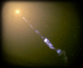 Cosmic Searchlight jet